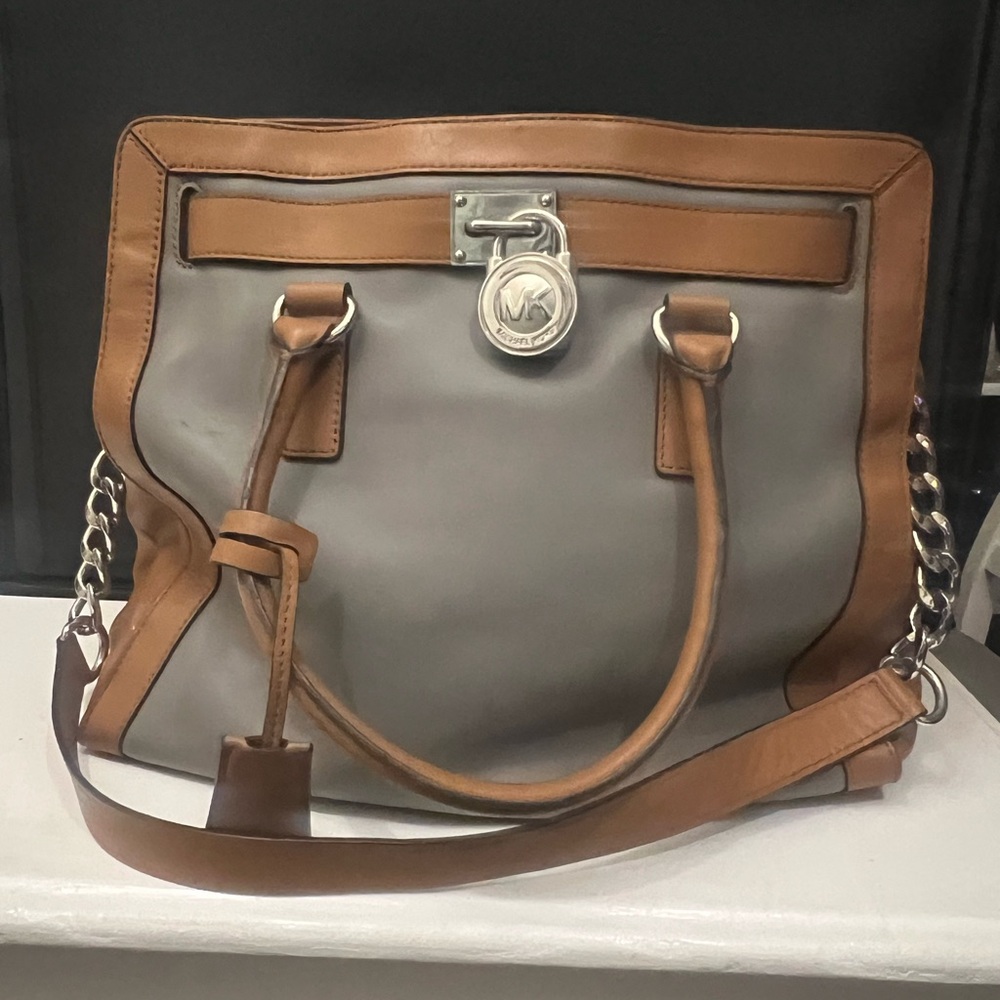 Michael Kors Hamilton Frame Out East West Satchel